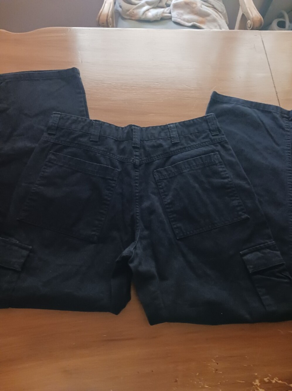 Wranglers Utility Jeans Mens 34x32 Black 100% Cotton - Picture 11 of 12